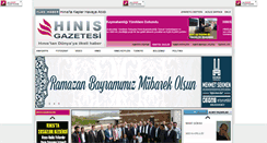 Desktop Screenshot of hinisgazetesi.com